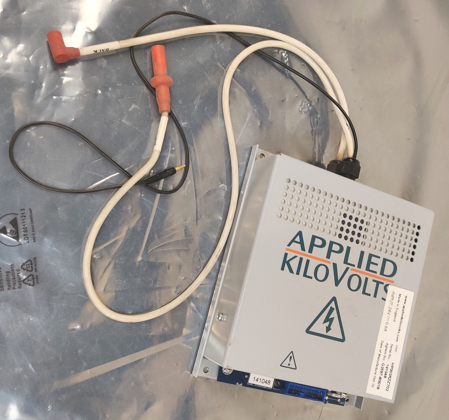 Applied Kilovolts HP003RZZ702 3kV Power Supply 24V 0.6A Agilent TOF 6200 Tested
