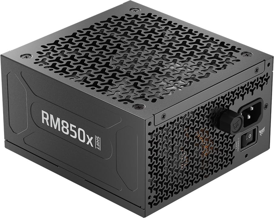 2025 RMX SHIFT SERIES, RM850X SHIFT, 850 WATT, ATX 3.1, PCIE 5.1, CYBENETICS GOL