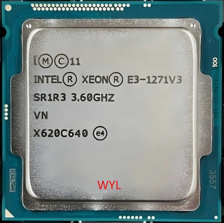 Intel Xeon E3-1271 V3 LGA-1150 SR1R3 3.6GHZ 4Core CPU Processor 1271V3