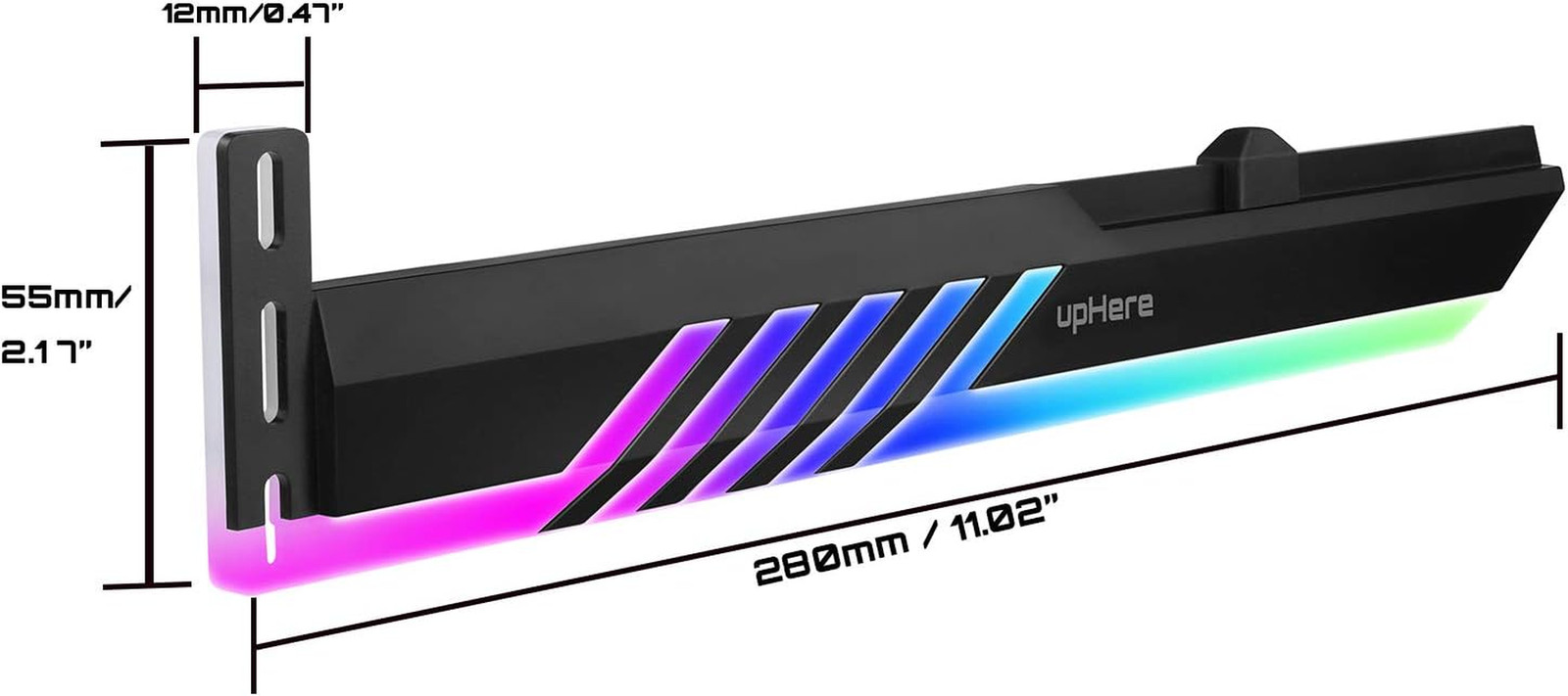 5V 3-Pin Addressable RGB Graphics Card GPU Brace Support Holder,Support