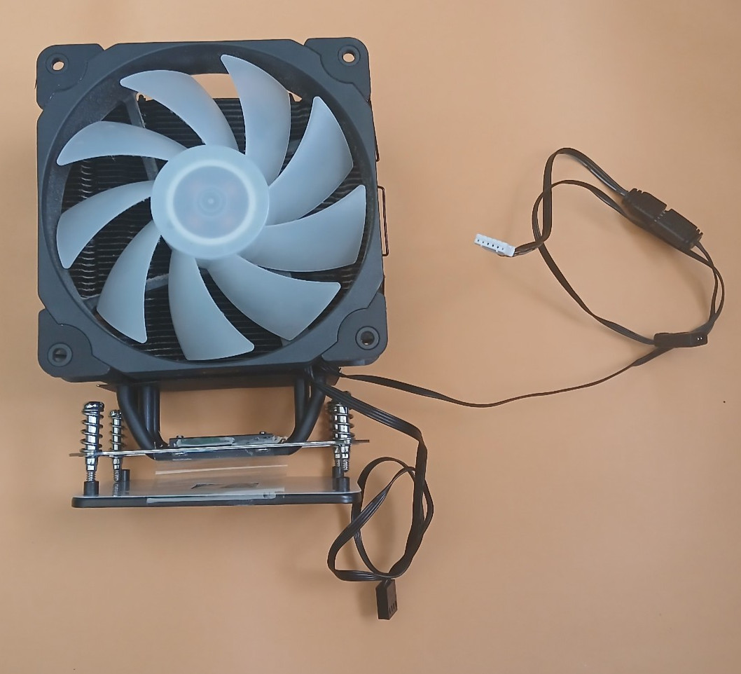 Cooler Master V CPU Fan with Heatsink Aluminum Copper Black