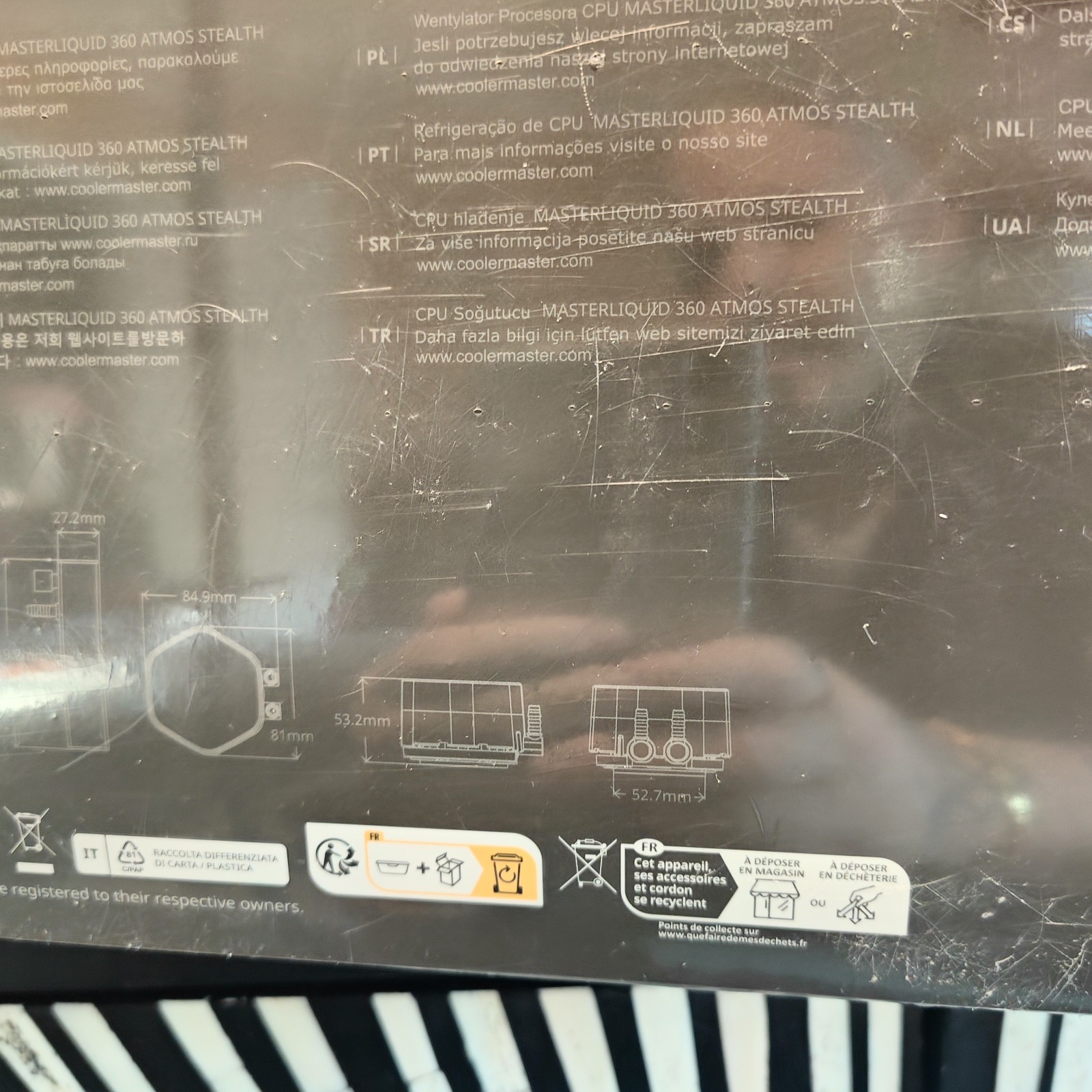 New Cooler Master MasterLiquid 360 Atmos Stealth Processor MLX-D36M-A24PK-R1