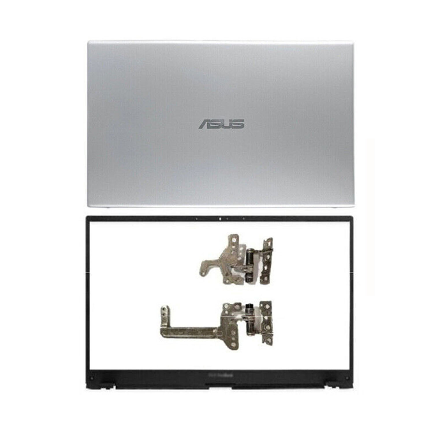 New Silver Back Cover Top & Bezel+HingesFor ASUS VivoBook X512 X512U F512 V5000F