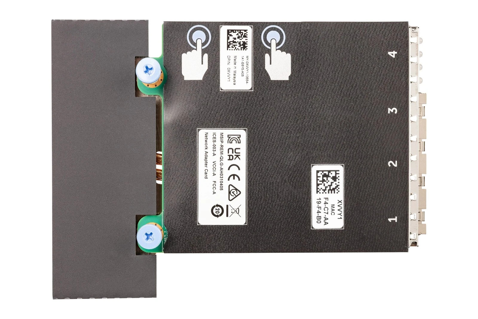 Dell PowerEdge R740 R640 4-Port 10Gb SFP+ Server Network Card XVVY1 0XVVY1