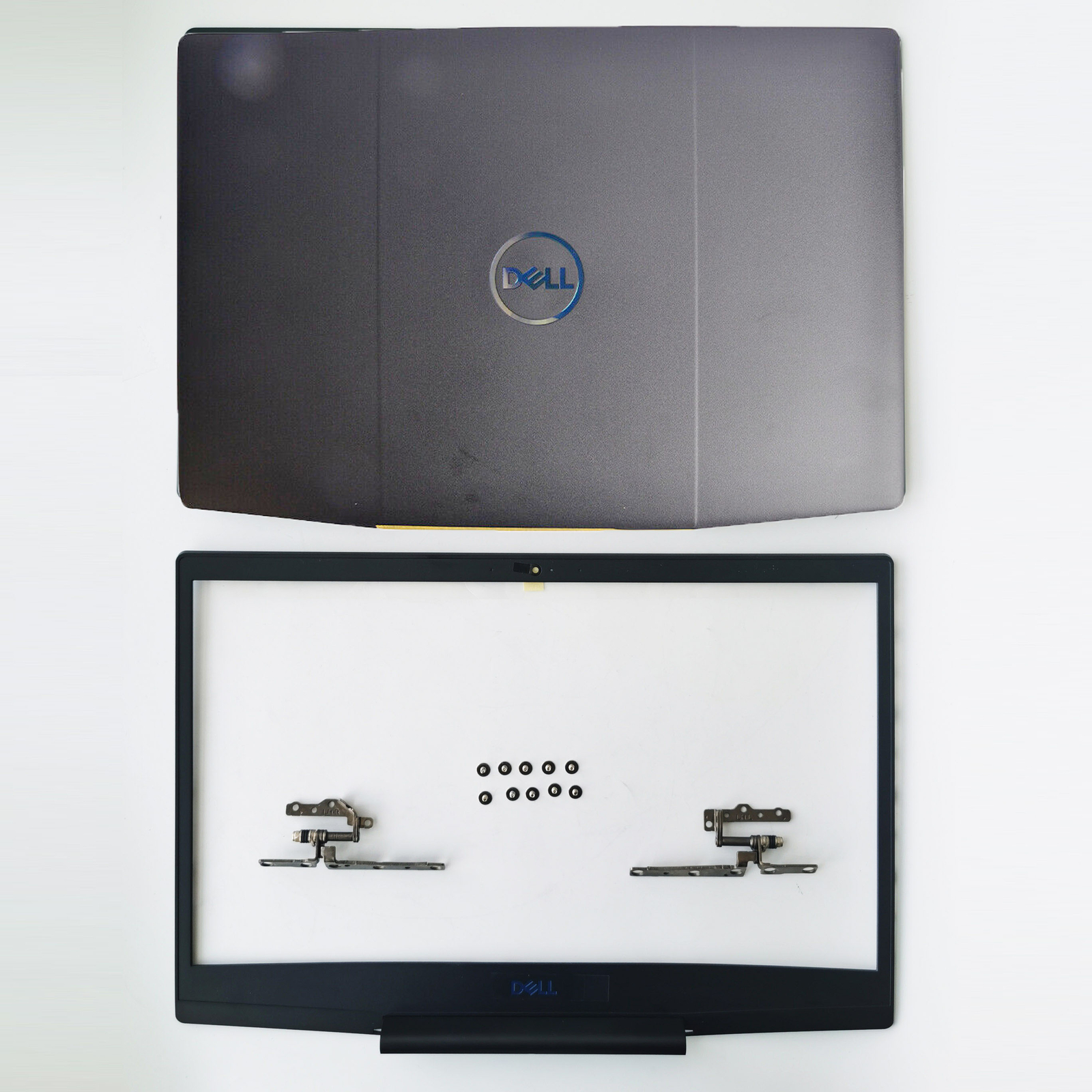 LCD Back Cover Blue Logo 0747KP Bezel Hinge 10 Screw For Dell G3 15 3590 P89F002