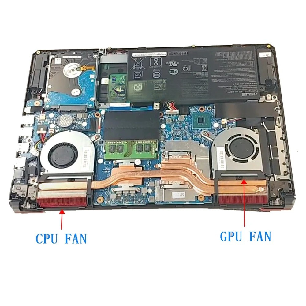 GPU CPU Fans For ASUS TUF Gaming A17 FA706 IV FA706IU FA706IH FX706 Fan Cooler