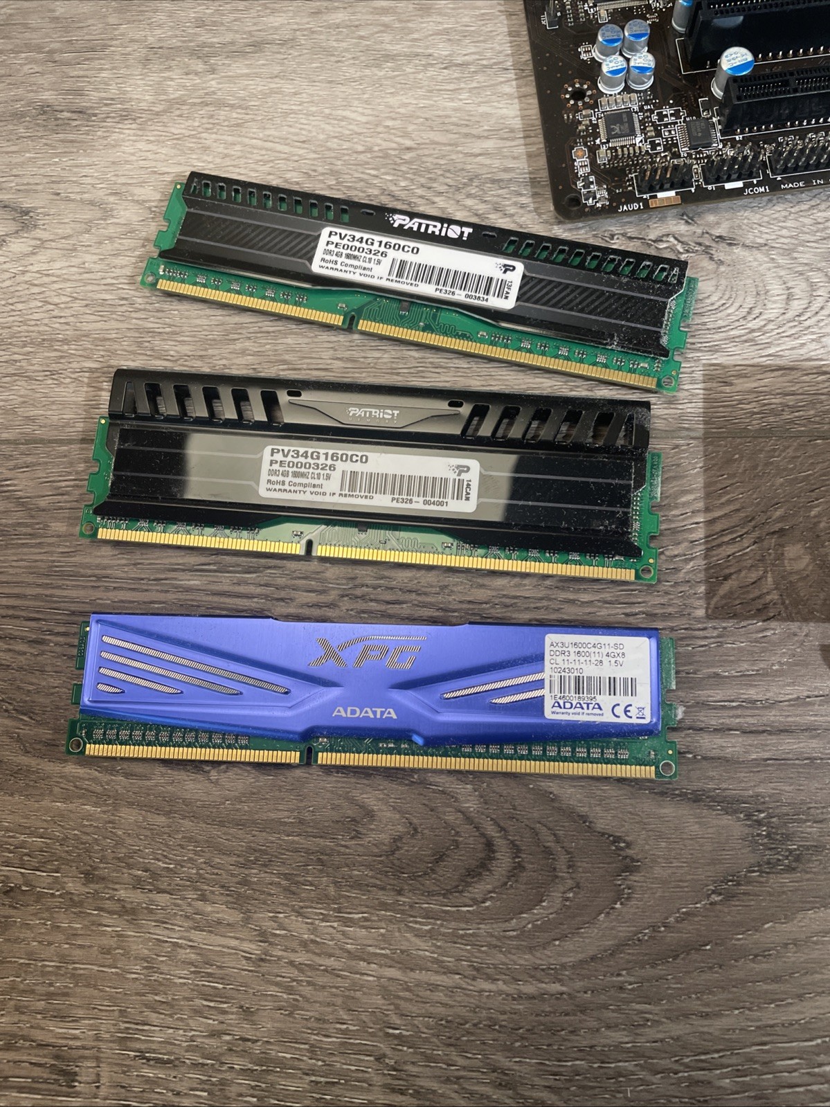 UNTESTED MSI A88XM-E45 V2 Motherboard AMD CPU Combo 10GB DDR3 RAM Radeon GPU Lot