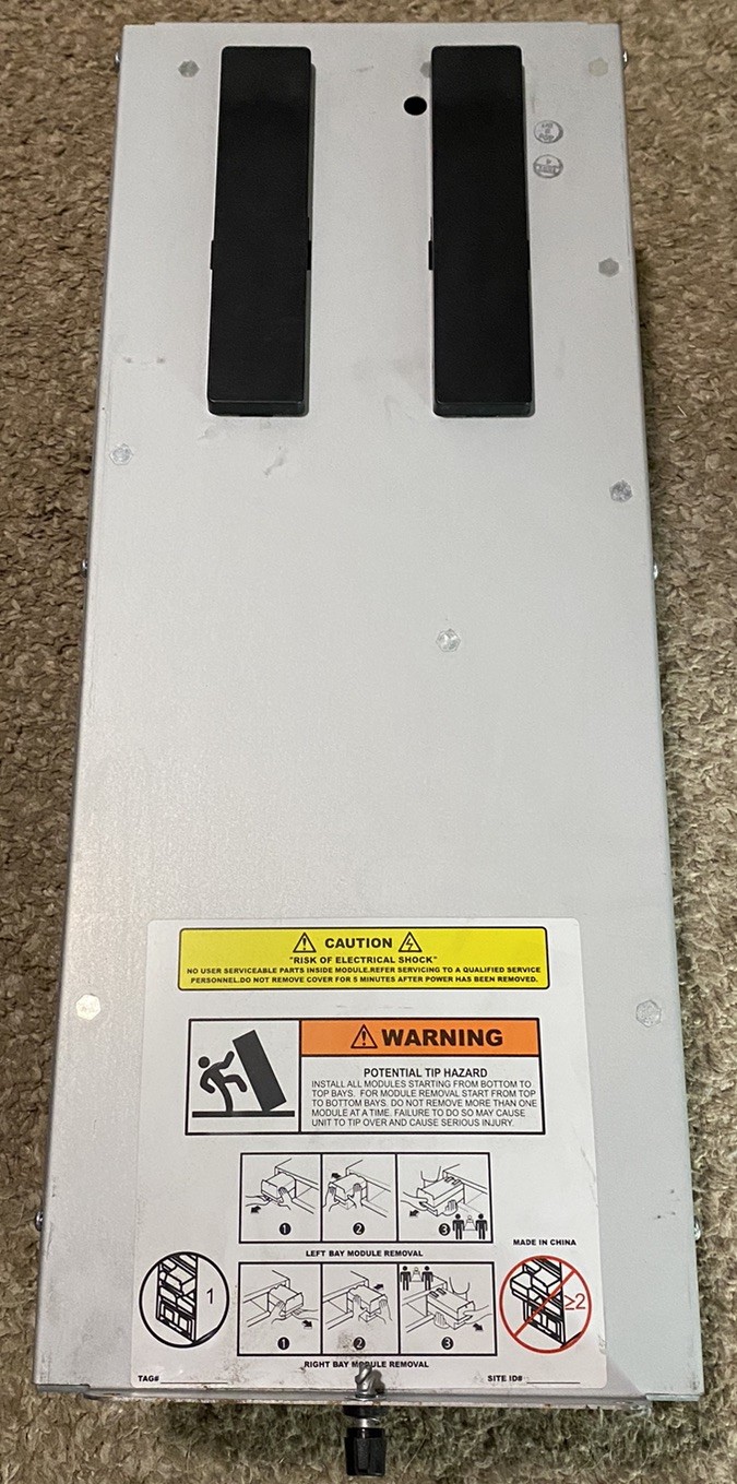 LIEBERT NFINITY VERTIV POWER MODULE NPMOD 4 KVA 240 VAC 13 AMP 200542G3 – NW2