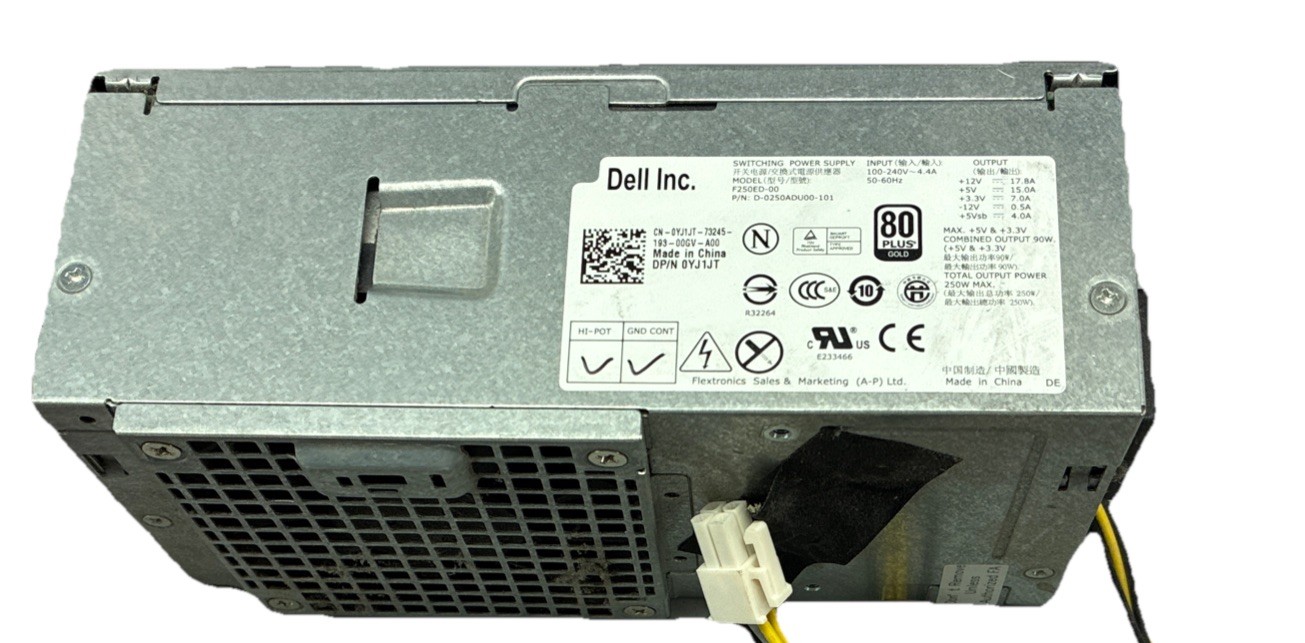 Dell OptiPlex F250ED-00 250W Power Supply for 3010 DT, 7010 DT, 9010
