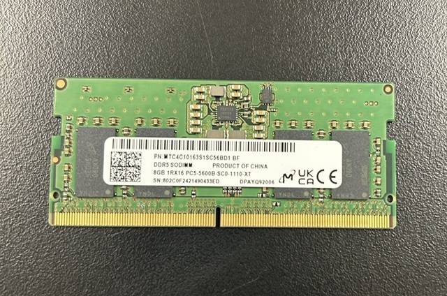 Micron MTC4C10163S1SC56BD1 8GB Memory Module