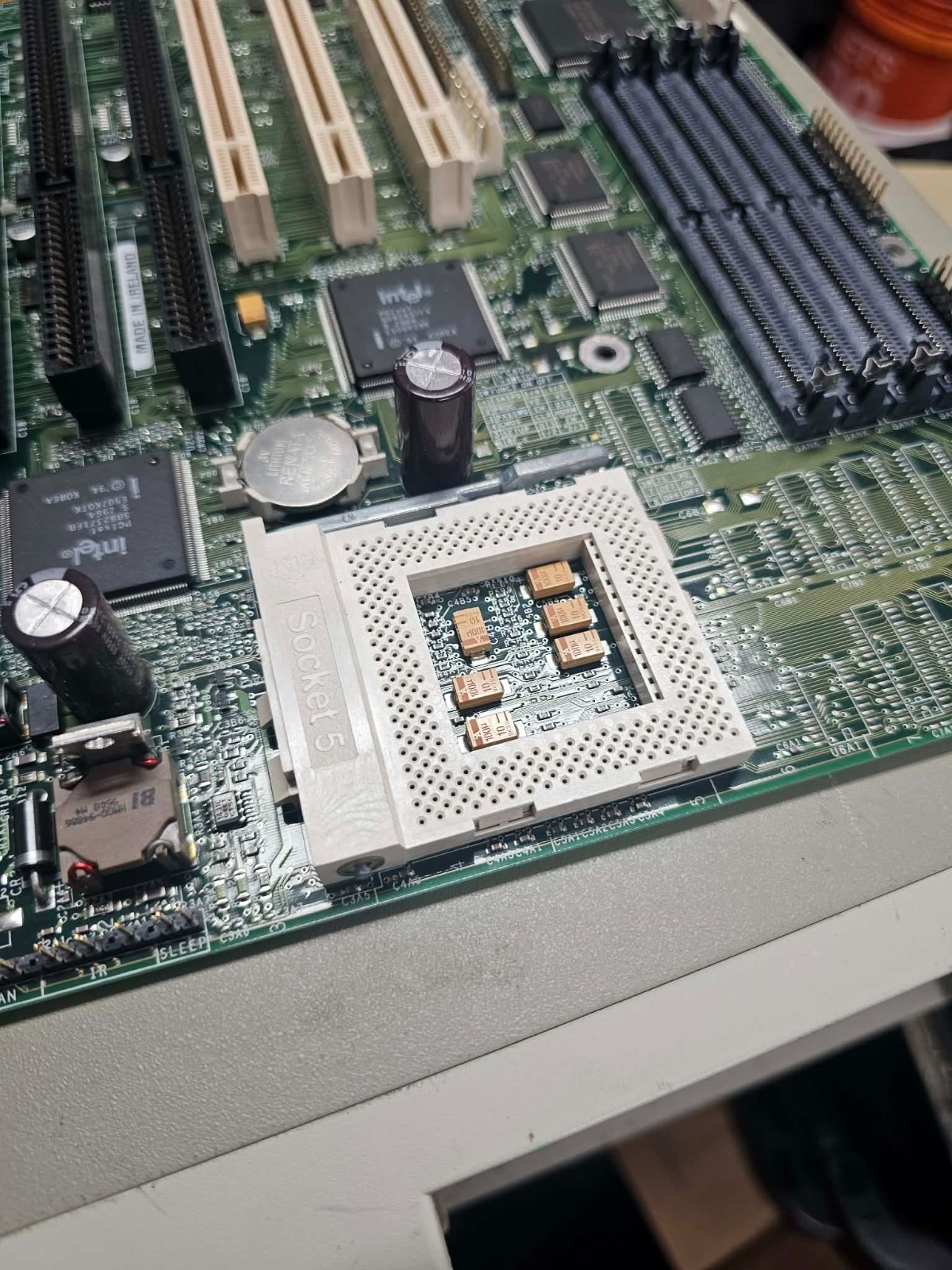 Clean Vintage Retro Gaming Intel Advanced/ZP AA635056-004 Socket 5 Board PSI ISA