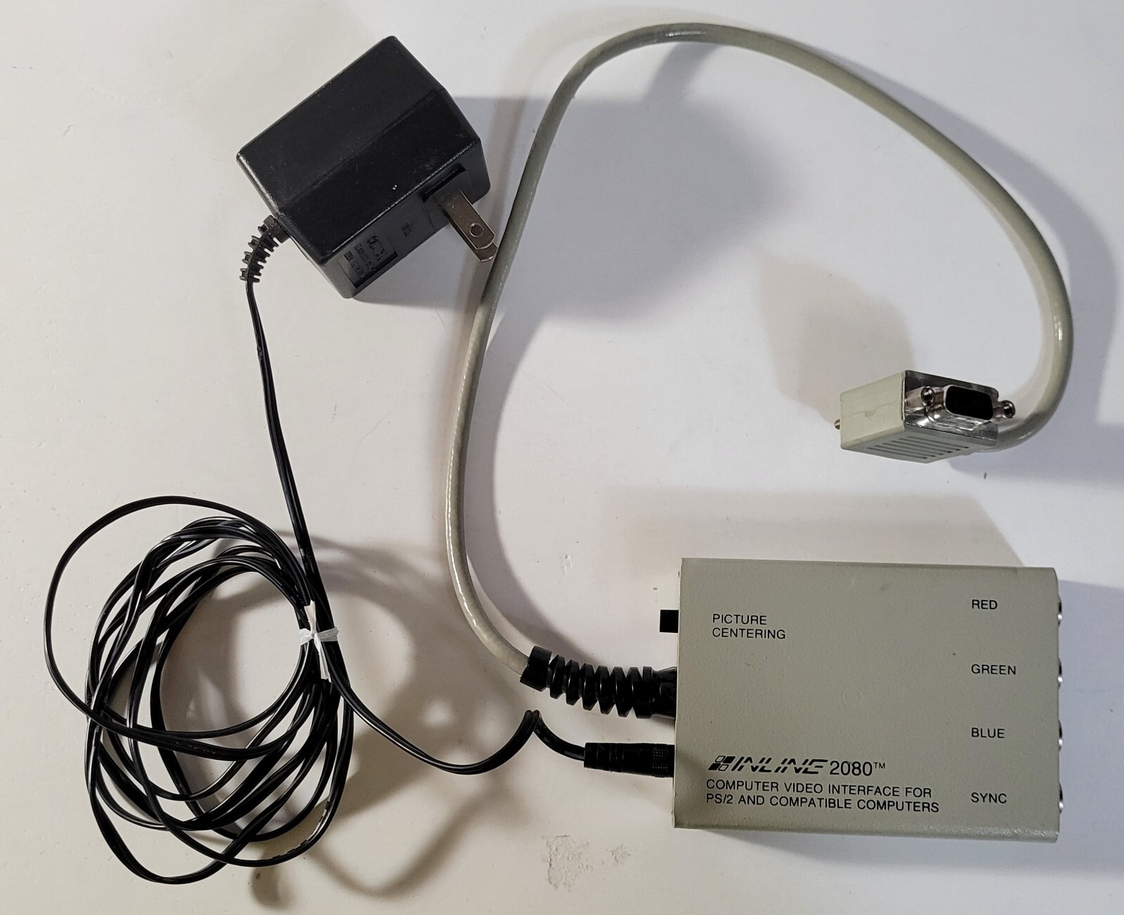 INLINE 2080 Computer Video Interface for PS/2 & Compatible Computers AC Adaptor
