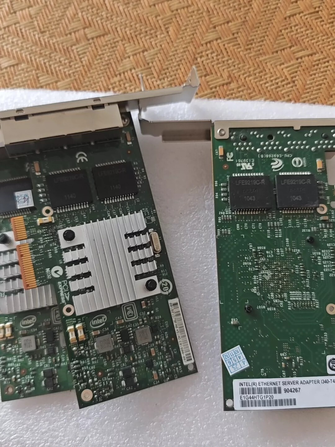 Intel I350-T4 Intel 82580 Chip 4-Port Ethernet Server Adapter Pcie X4 Malaysia
