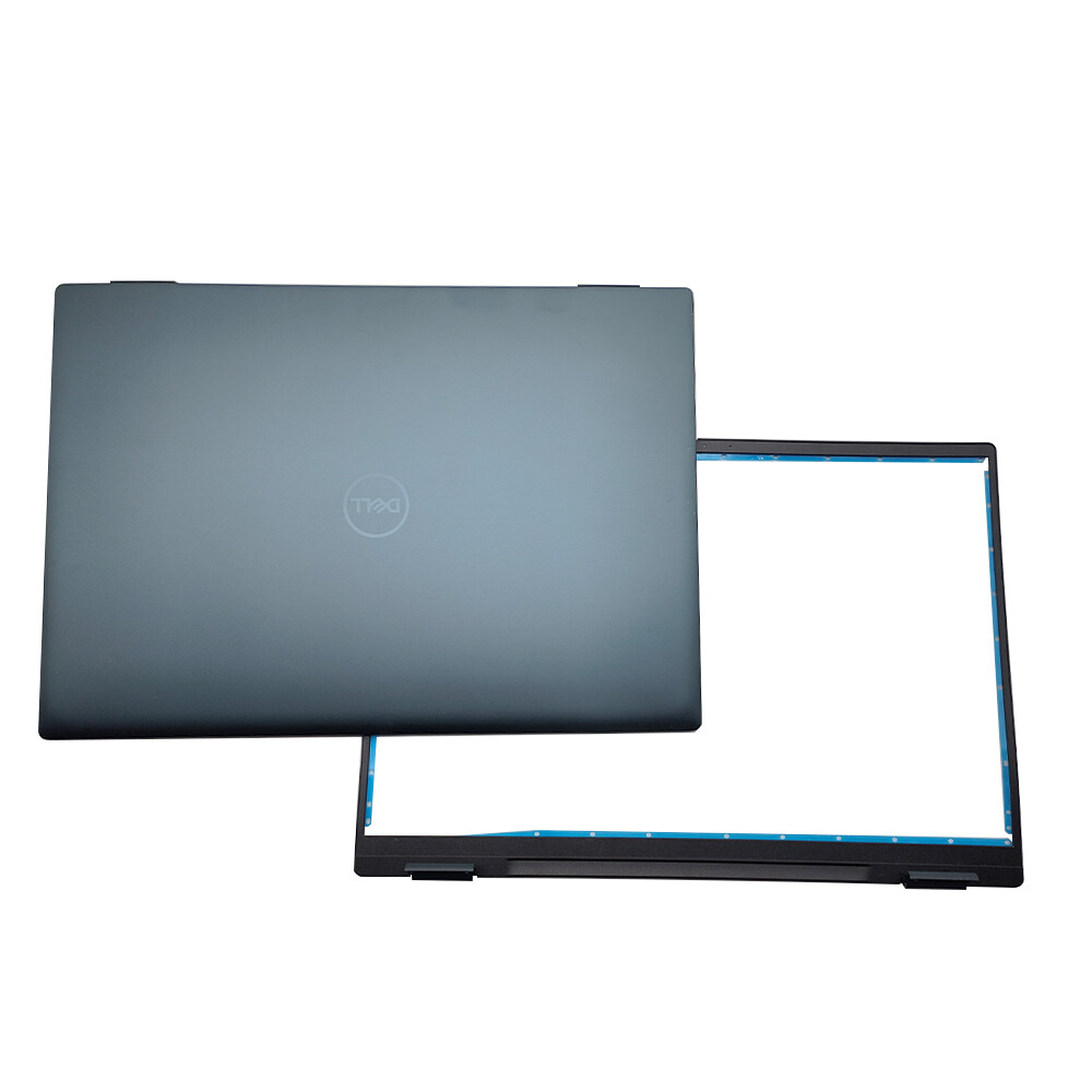 New Blue Top Back Cover Lid/ Hinges For Dell Inspiron 16Plus 7620 7625 No-Touch