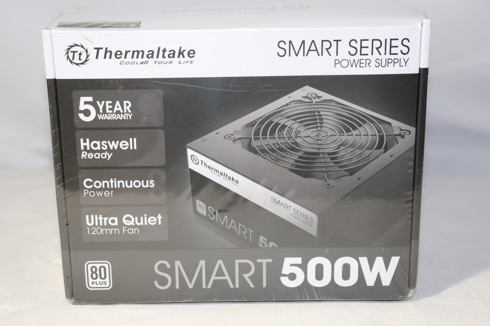 Thermaltake Smart 500W 80 PLUS Certified ATX Non-Modular Power Supply PC PSU NEW