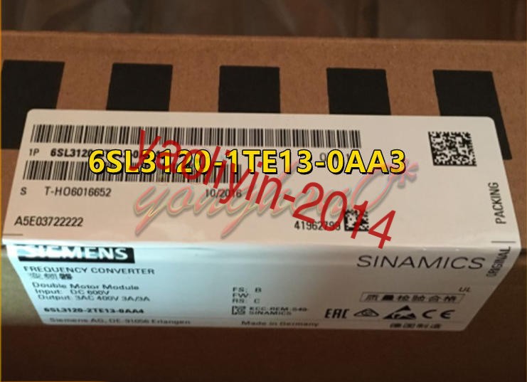1PCS NEW SIEMENS 6SL3120-1TE13-0AA3 SINGLE MOTOR MODULE