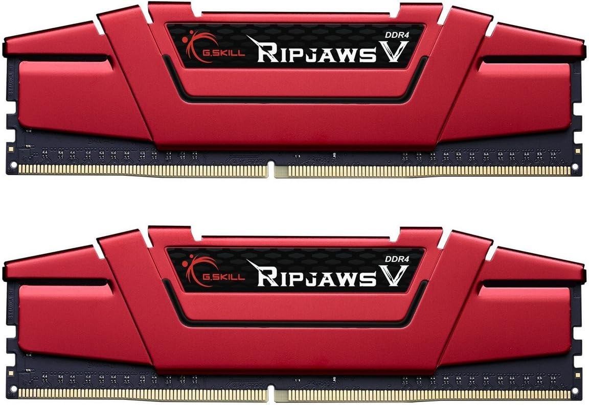 RipjawsV 16GB (2x8GB) DDR4 3200MT/s Memory Upgrade – Versatile Red Design