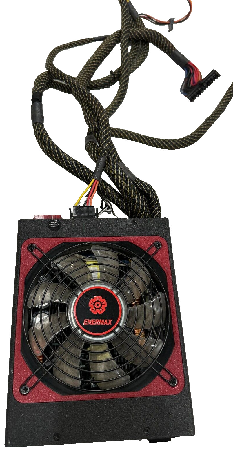 POWER SUPPLY ENERMAX REVOLUTION 85+ ERV1050EWT 1050W Tested & Working