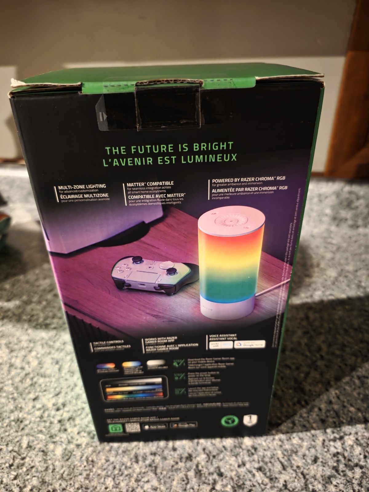 Razer Aether Lamp Pro Customizable RGB LED Lamp