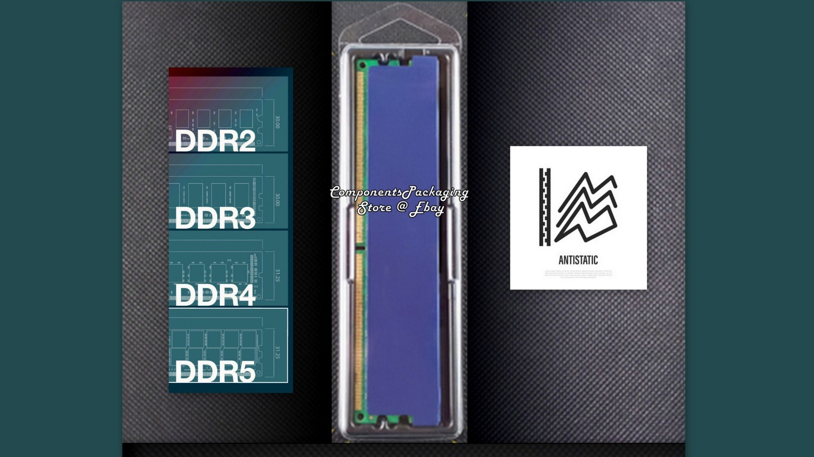 15 – Long DIMM RAM Clamshell Case Fits DDR Memory Modules – Up to 20% Discount