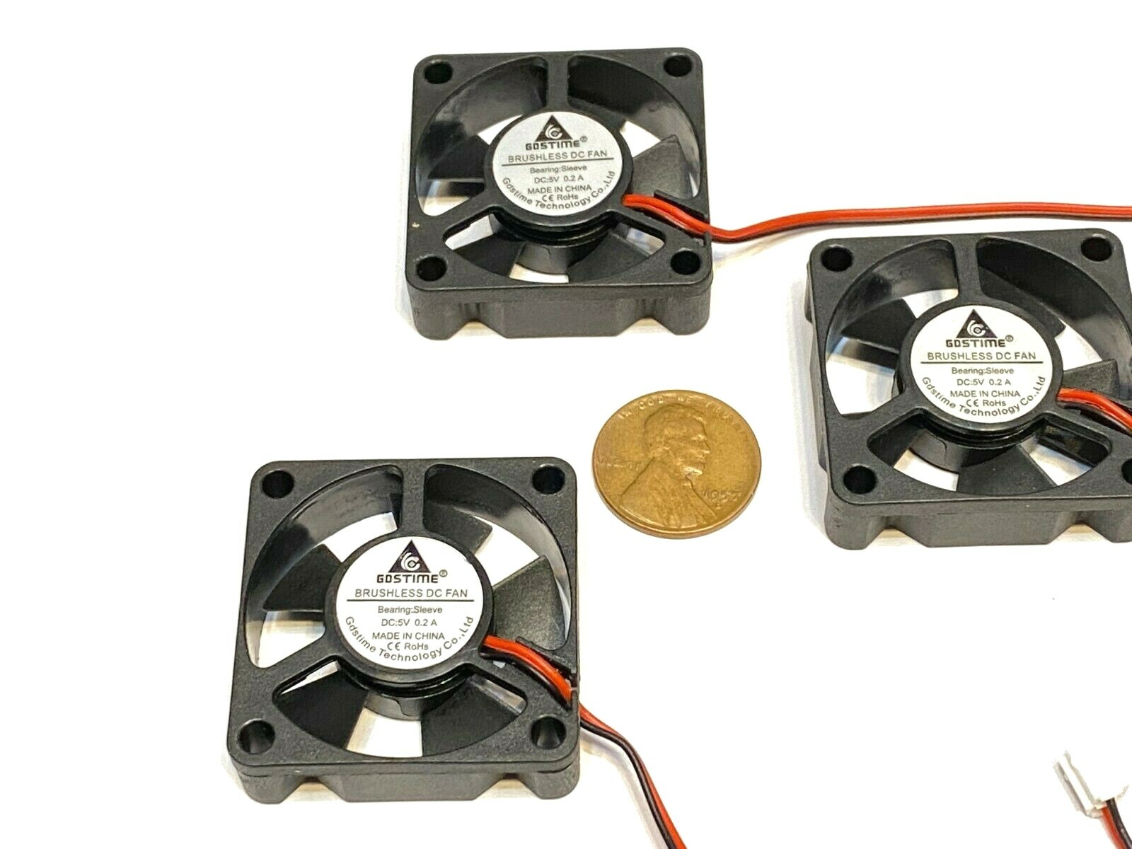 3 Pieces 5v fan 35mm x 10mm mini small cooling GDStime 3cm C9