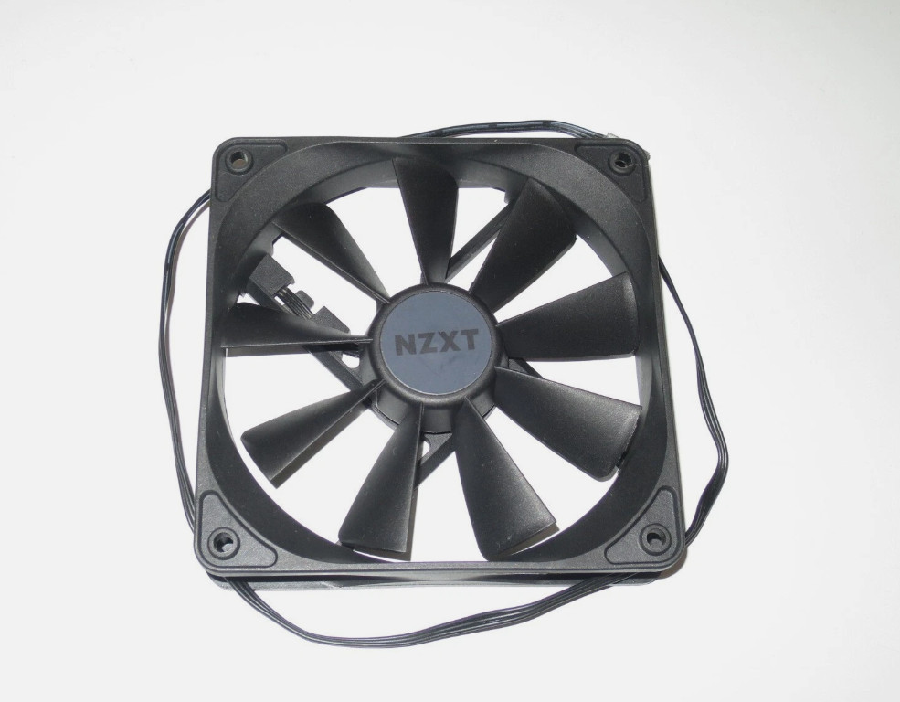 NZXT RF-AF12C-RB Case Fan 120 mm 3-Pin Rifle Bearing PC Fan- Black