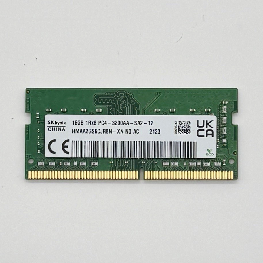 16GB Hynix DDR4 3200MHz 1Rx8 PC4-25600 SODIMM Laptop Memory RAM HMAA2GS6CJR8N-XN