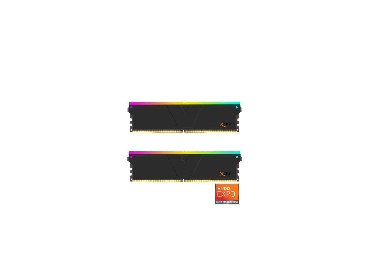 V-COLOR MANTA XSKY DDR5 32GB 6400MHZ CL32 RGB GAMING RAM (2X16GB) FOR AMD EXPO
