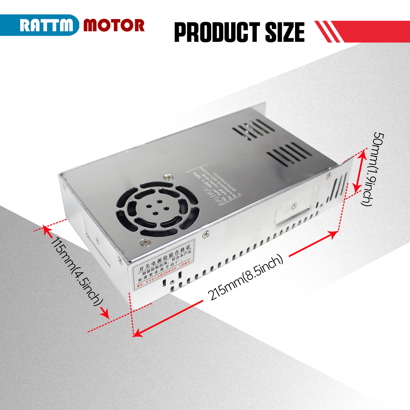 【US】500W 60V 72V DC Switching Power Supply 110V/220V AC to DC for LED Light/CCTV