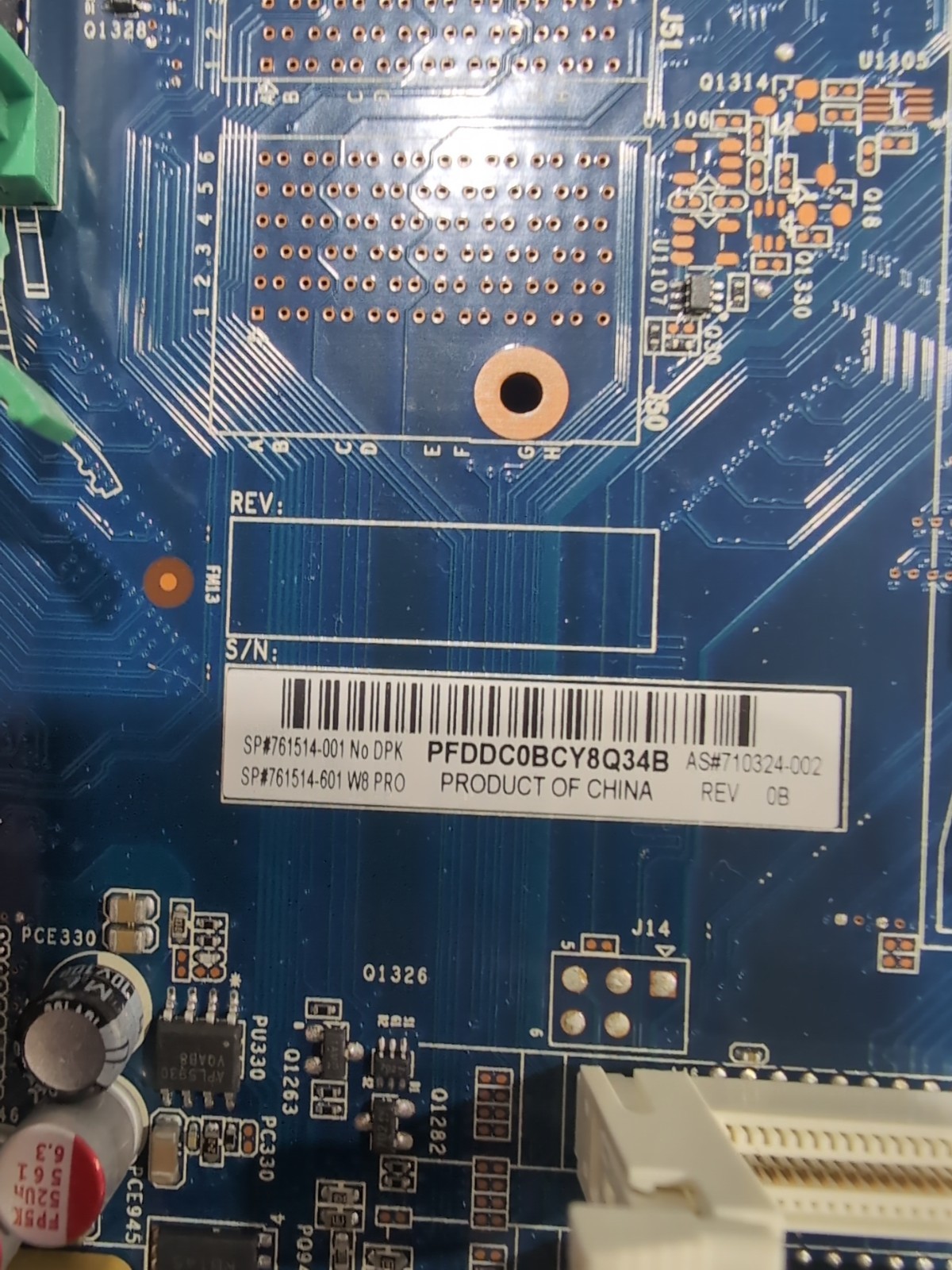 HP 761514-001 Socket 2011 V3 Workstation Motherboard W/ Xeon E5-1620V3 @ 3.5GHz