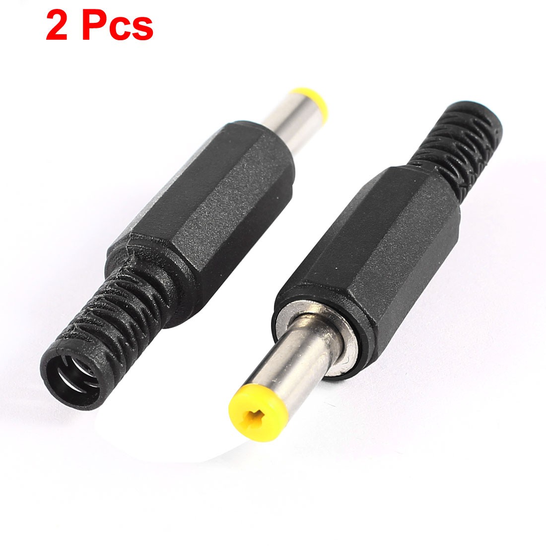 2 Pcs DC 4mmx1.7mm Power Cable Male Jack Connector Adapter Replacement