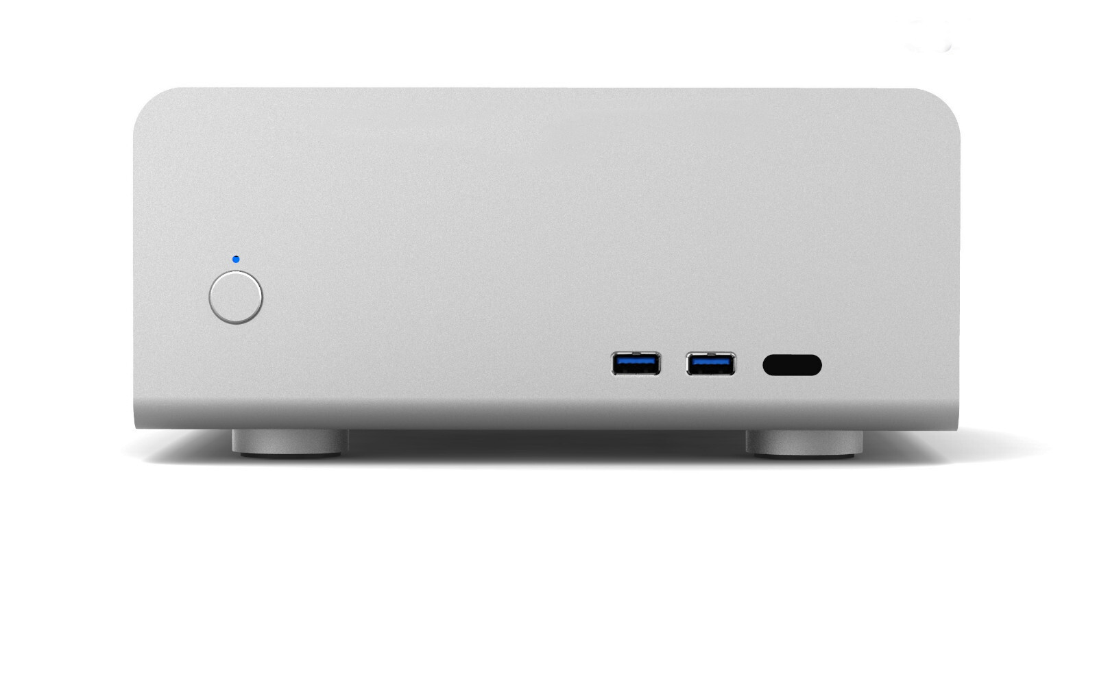 FLM-7-Silver. Mini PC/HTPC aluminum chassis. NOT COMPATIBLE WITH SOCKET AM4