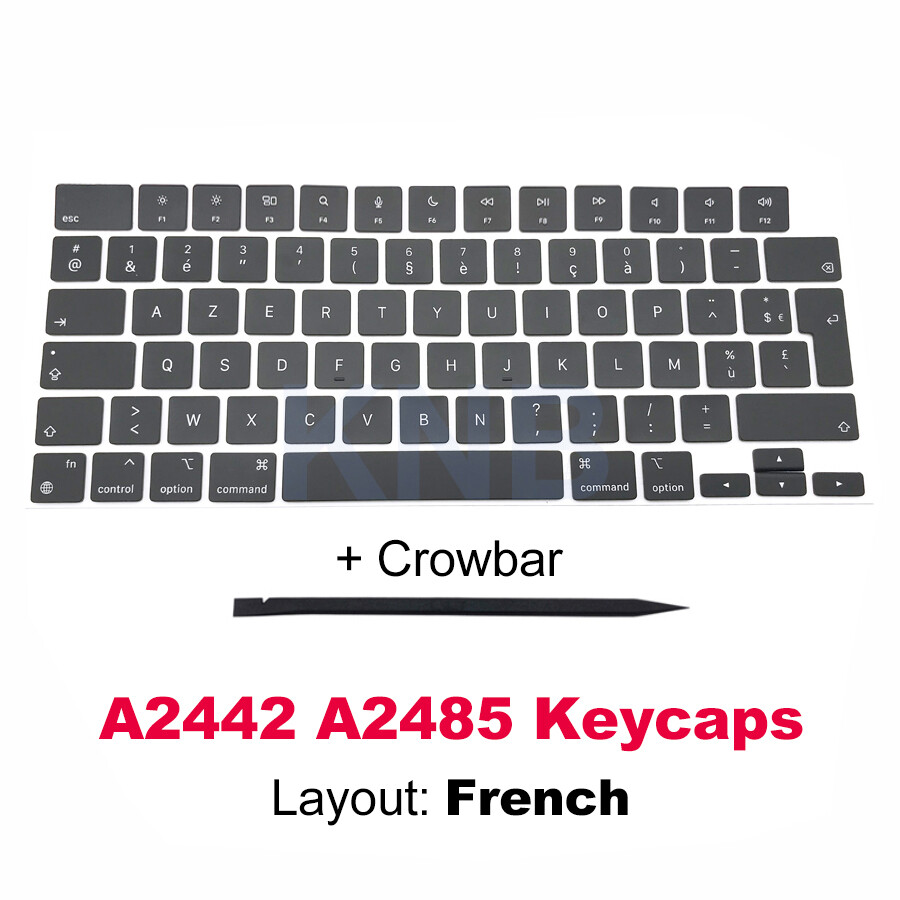 New Laptop French Keycaps For Macbook Pro M1 Max A2442 A2485 14″ 16″ 2021 Year