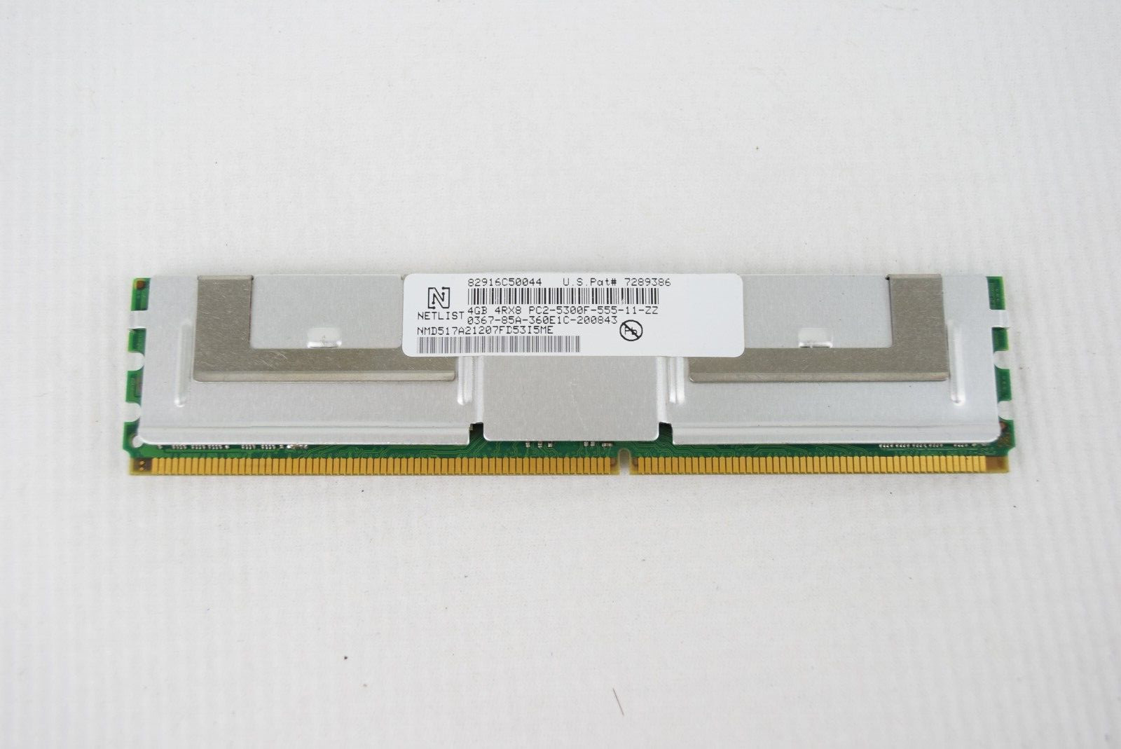 Netlist NMD517A2107FD5315ME 4GB 4Rx8 PC2-5300F Server RAM