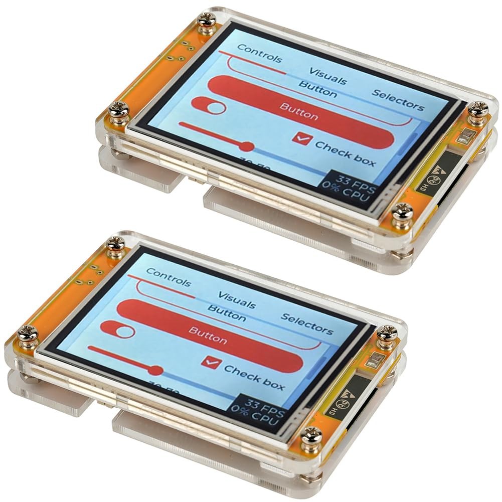 2 PCS 2.8 Inch Yellow Display ESP322432S028R Touchscreen 240×320 TFT LCD