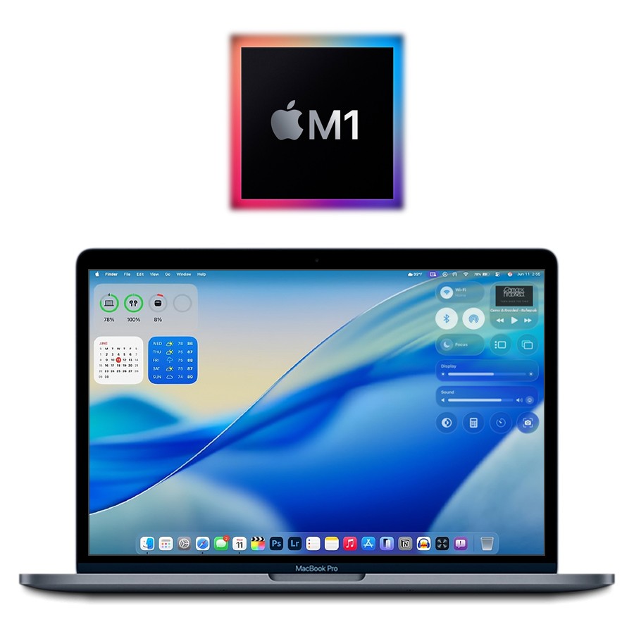 2020 Apple M1 MacBook Pro 13.3″ 90%+ 16GB/512GB SSD (Gray) A2338 – w/Warranty