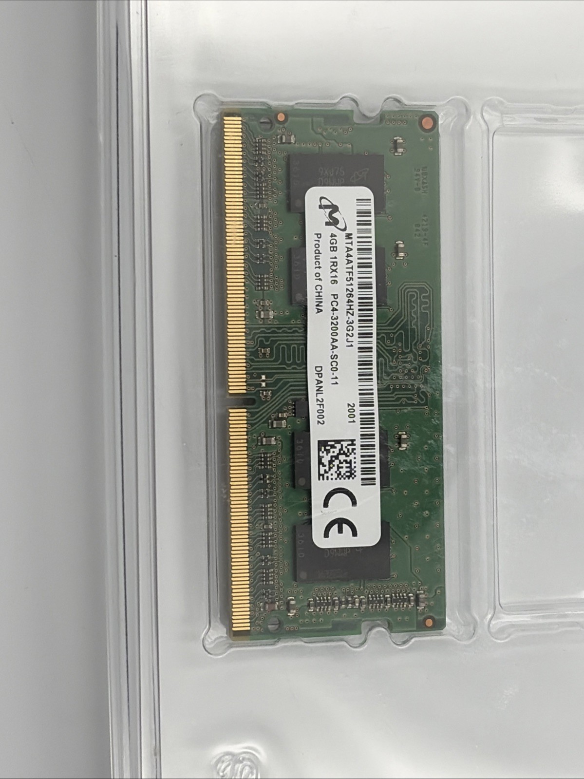 Micron 8GB DDR4 PC4-3200AA 1Rx16 SO-DIMM Laptop Memory MTA4ATF51264HZ-3G2J1