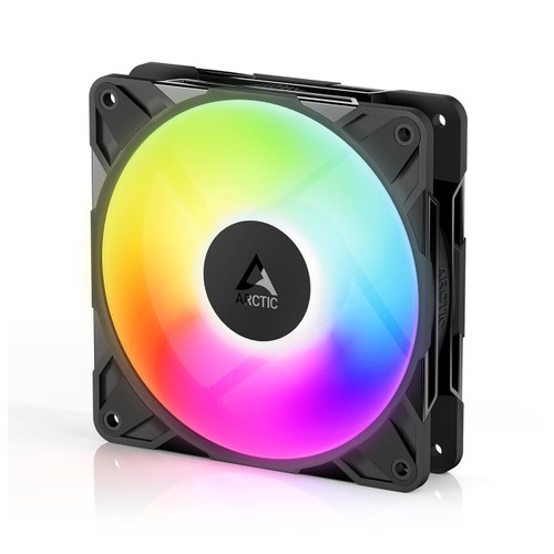 Arctic P12 Pro Reverse A-RGB PWM 120mm 3000RPM 4-Pin Case Fan (Black)