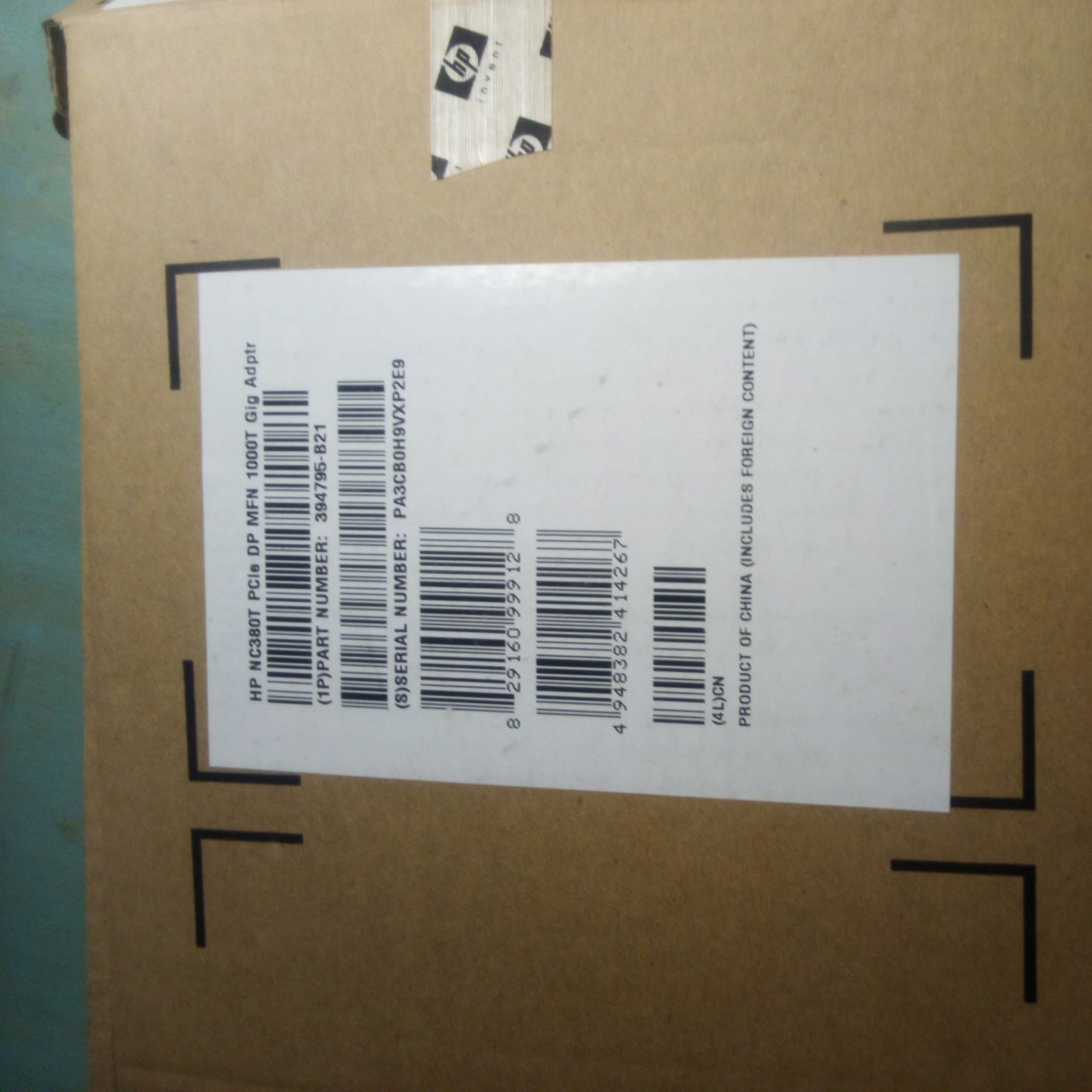 HP NC380T PCI Express Dual Port Multifunction Gigabit Server Adapter