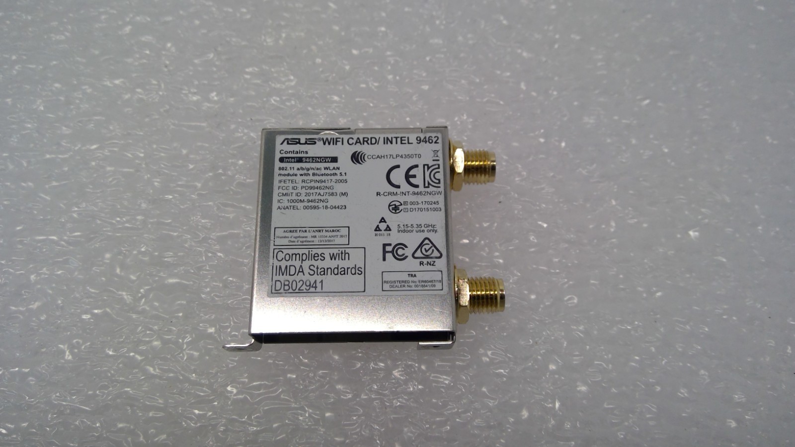 ASUS 9462NGW V-M.2 WiFi Card Intel Dual Antenna case M.2 Wireless Module Adapter