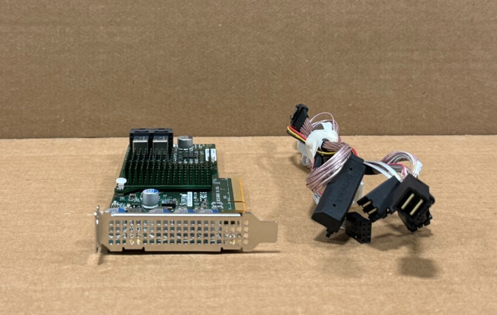 SuperMicro 12Gb/s 8-Ports PCIe x8 SAS Host Bus Adapter P/N: AOC-S3008L-L8e-RI13