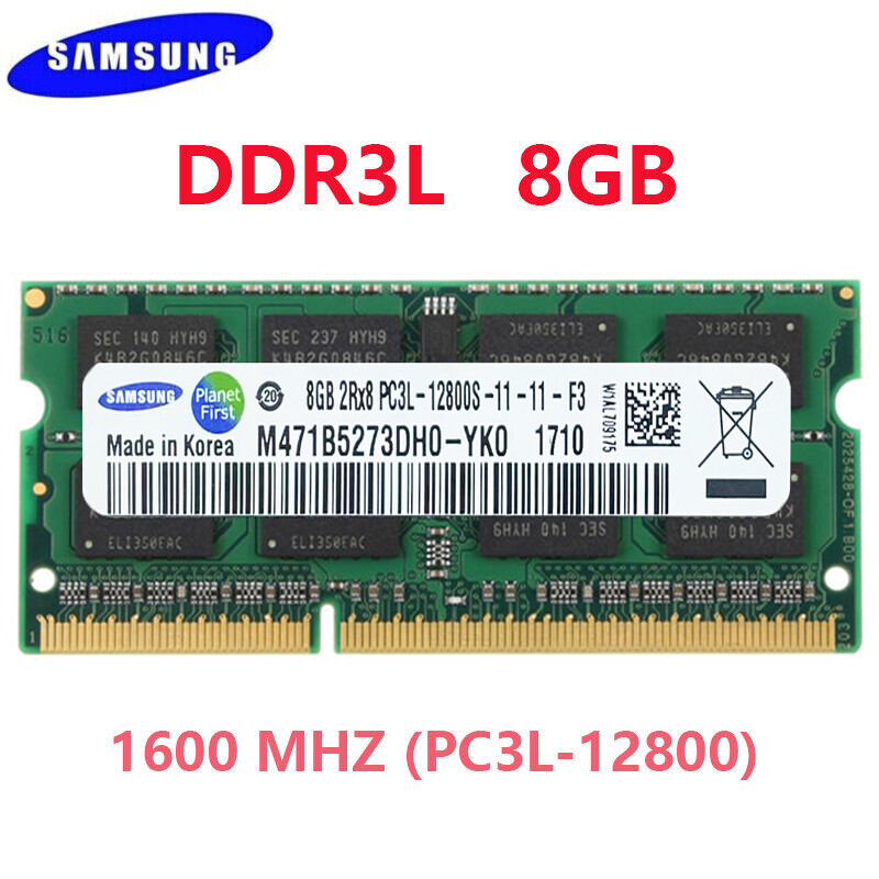 SAMSUNG DDR3L 1600 MHz 4GB 8GB 16GB 204-Pin Sodimm memory LAPTOP RAM PC3L-12800