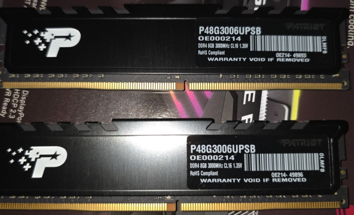 Patriot Signature Line Premium 16GB (2 x 8GB) DDR4 3000MHz Desktop P48G3006UPSB