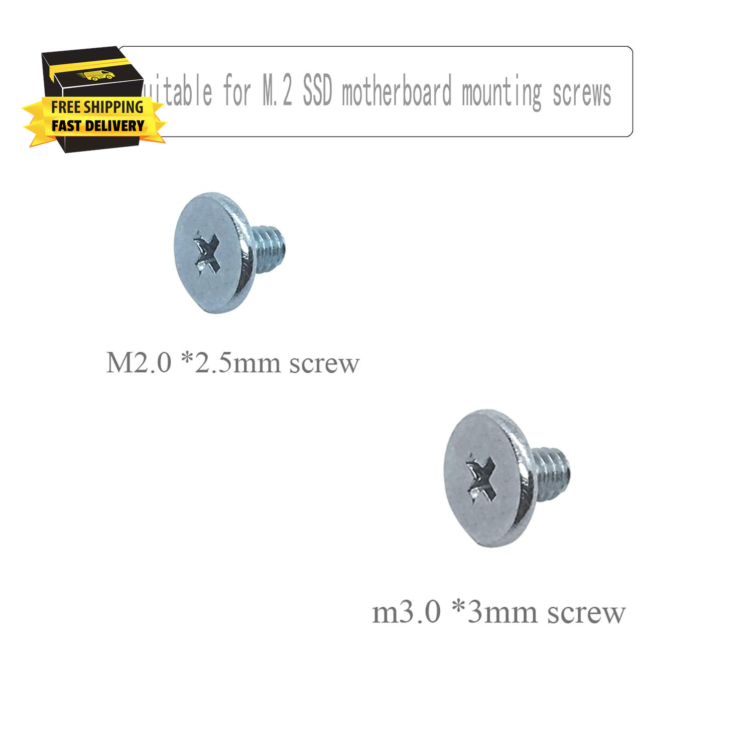 M.2 NVME Pcie SSD PS5 Mounting Screws for ASUS, MSI, Gigabyte Motherboards – 17