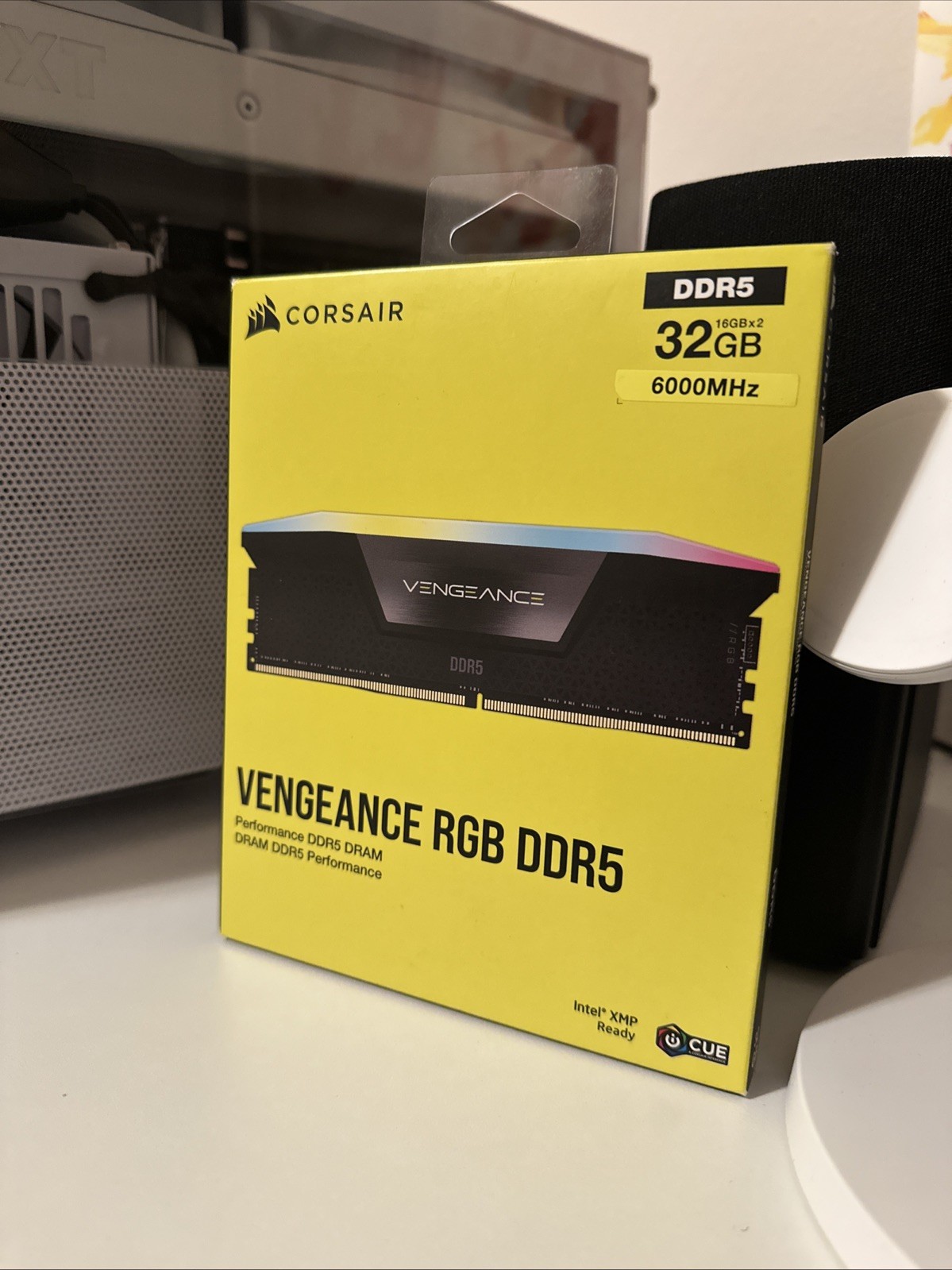 New Corsair Vengeance RGB 32GB (2x16GB) RAM DDR5 6000MHz CMH32GX5M2E6000C36