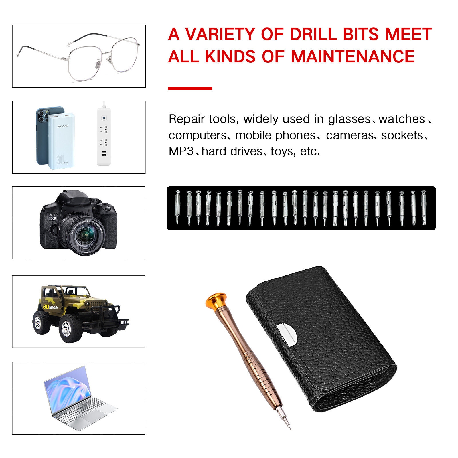 New 25 in 1 Small Mini Repair Precision Screwdriver Torx Tool Kit Set Phones Fix