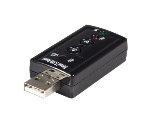 StarTech ICUSBAUDIO7 USB Audio Adapter 7.1 External Sound Card