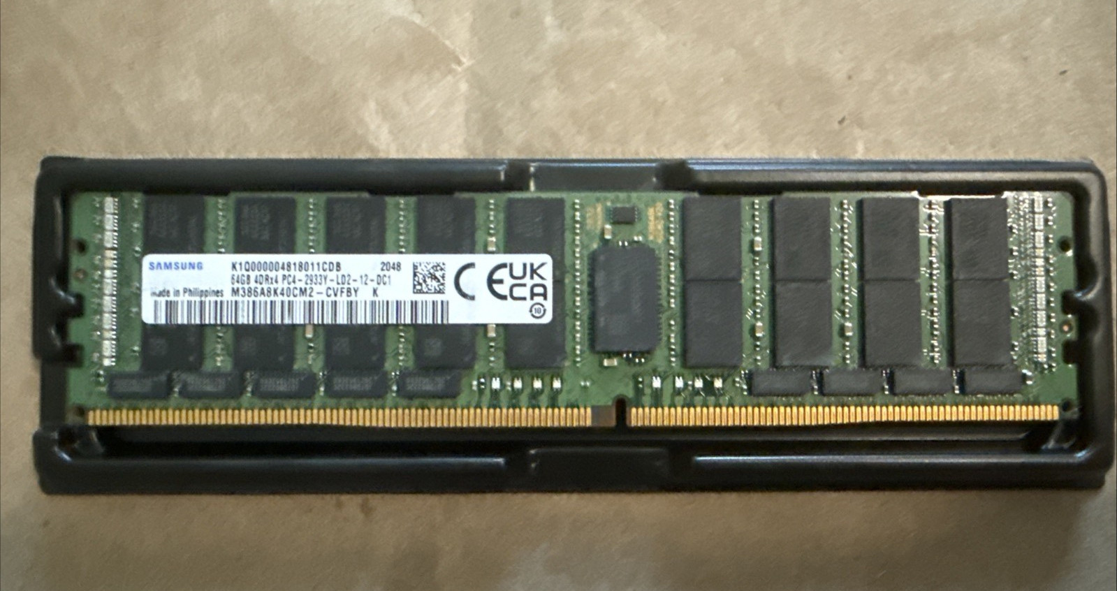 Samsung 64GB 2933Y 4DRx4 LRDIMM RAM Memory Module M386A8K40CM2-CVFBY