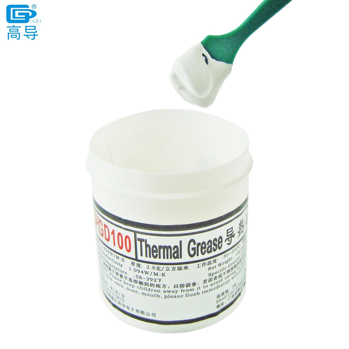 Net Weight 150 Grams White GD100 Thermal Paste Grease Heat Sink Compound CN150