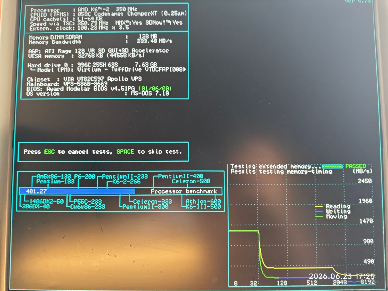Super Socket 7 ATX *1 MB Cache* Soyo SY-5EMA+ Motherboard (VIA MVP3) CPU + 128 M